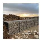 Silver Galvanized/PVC Coated Gabion Baskets Welded Gabion Boxes 100*100*50