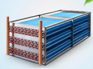 China F.P 0.5mm Fin Type Heat Exchanger For Outdoor Wood Furnace factory
