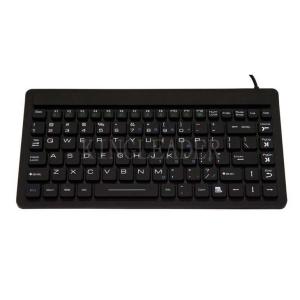Rugged Super Slim IP68 Waterproof Silicone Keyboard With Function Keys
