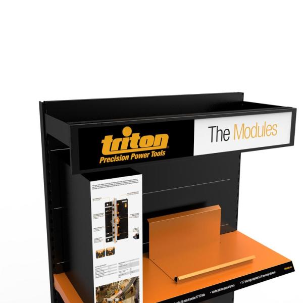 Customized Metal Tool Display Rack Saw With LED Lights