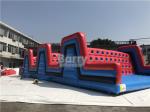 Event Red Giant Outdoor Inflatable 5K Obstacle Course Climbing Run , Inflatable