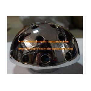 China Copper / Brass Chromplated Water Fountain Nozzles Half Dandelion / Ball on sale