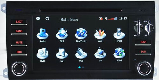 Car audio player gps navigation for Porsche Cayenne 2003-2010 with auto radio RDS mp3 OCB-8816