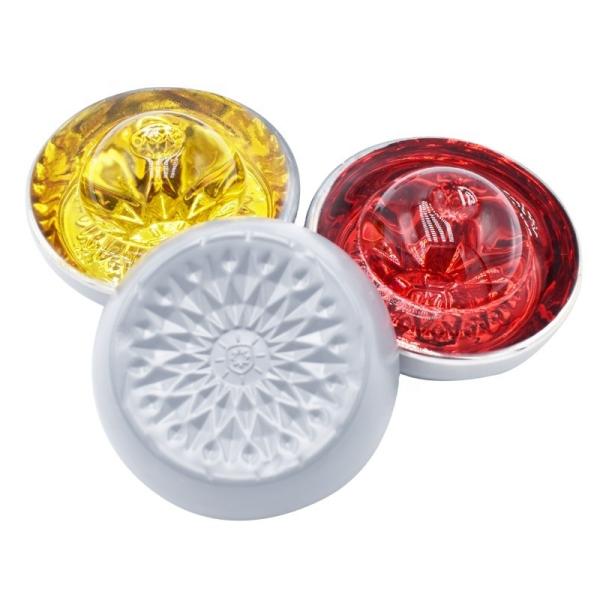 Road Safety Road Marking Glass LED Road Studs Solar Reflective Cat's Eye Lights