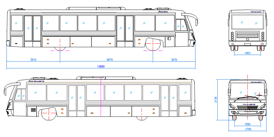 118kW 2300rpm Airport Apron Bus Xinfa Airport Equipment With Adjustable Seats