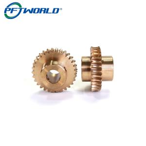 Custom Machined Brass Turned Nut and Bolt Assemblies