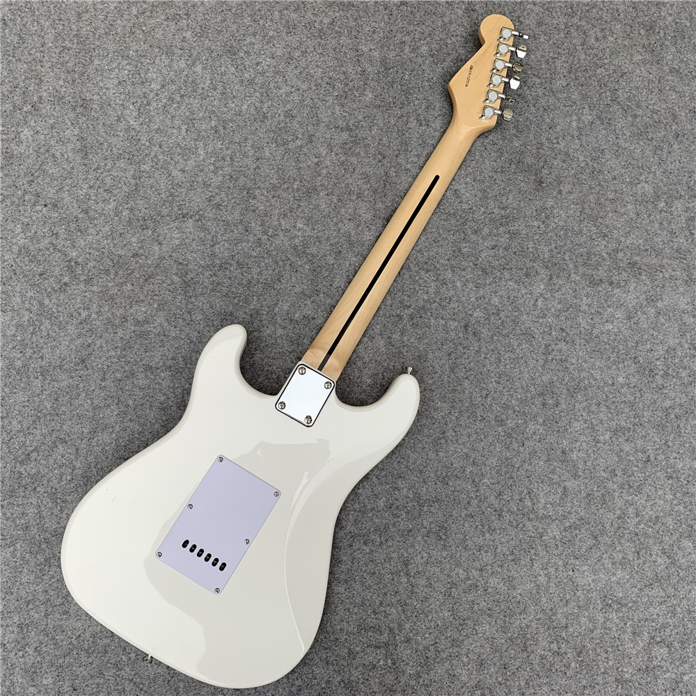 High Quality blue and white porcelain electric guitar white guitar birthday present free shipping
