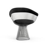 Warren Platner Fiberglass Arm Chair Mid - Century Lounge Wire Fabric Seat