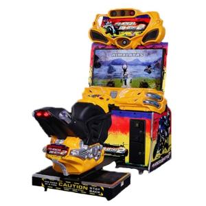China 2 Moto Wangan Midnight Arcade Machine Motorbike Driving Simulator Machine factory