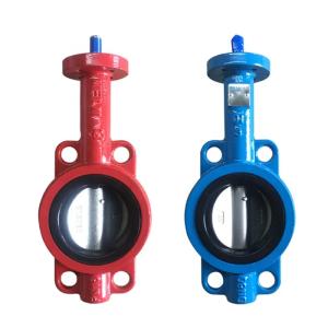 China ISO/CE/API Certified Flanged Butterfly Valve 2-24 Inch Pressure Rating 150-300 PSI factory