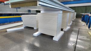 China Various Lengths PU Sandwich Wall Panel Anti-Corrosion Heat Insulation factory