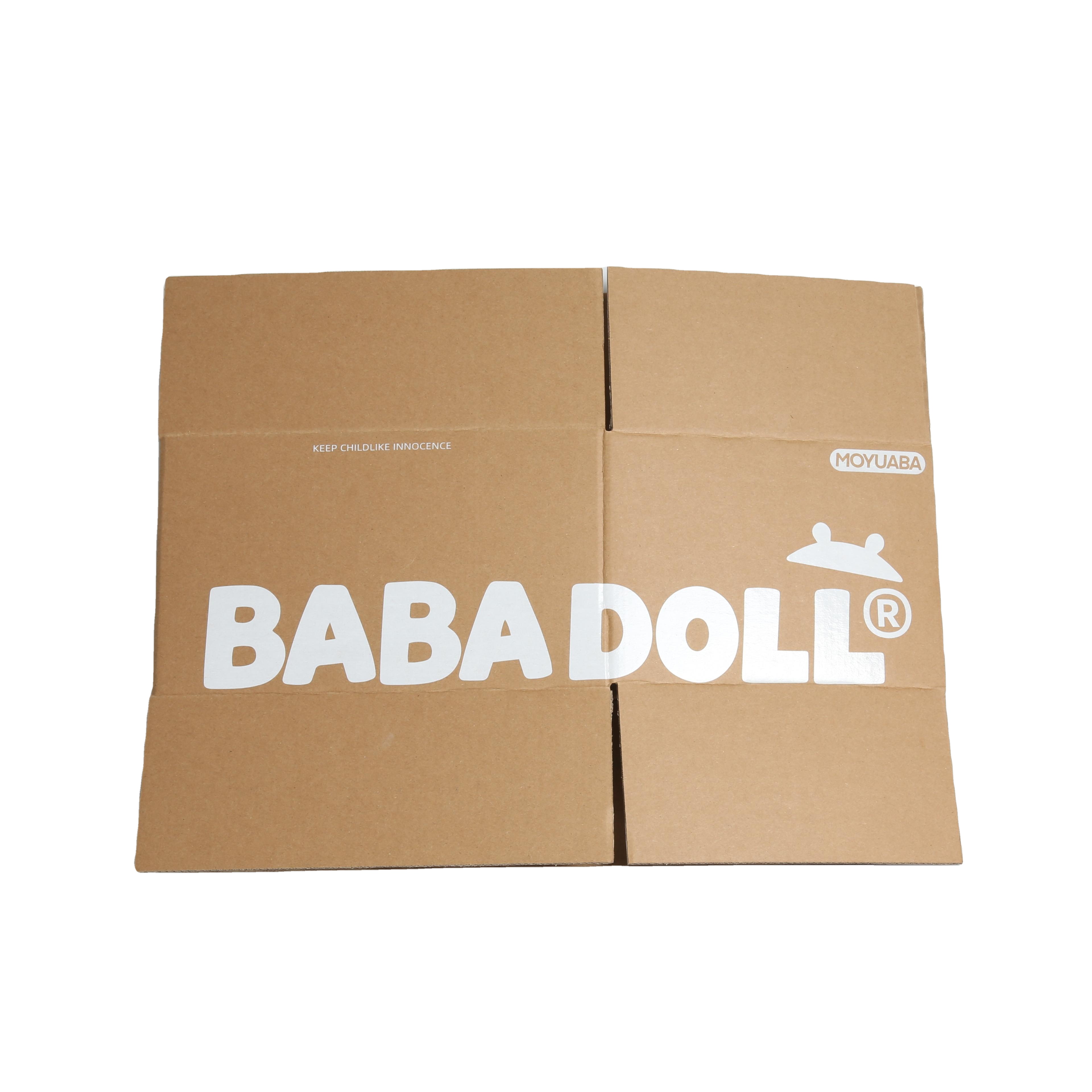 White Ink Moving Packaging Kraft Corrugated Cardboard Shipping Cartons for Perfume Gifts