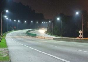China Industrial Outdoor LED Street Light Security Parking Lot Street Lights factory