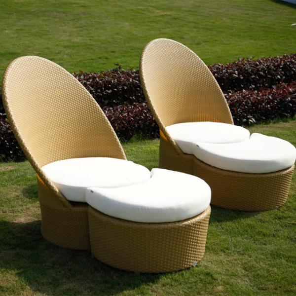 Garden Chair Furniture Waterproof Wicker Garden Sofas in Modern Rattan Design
