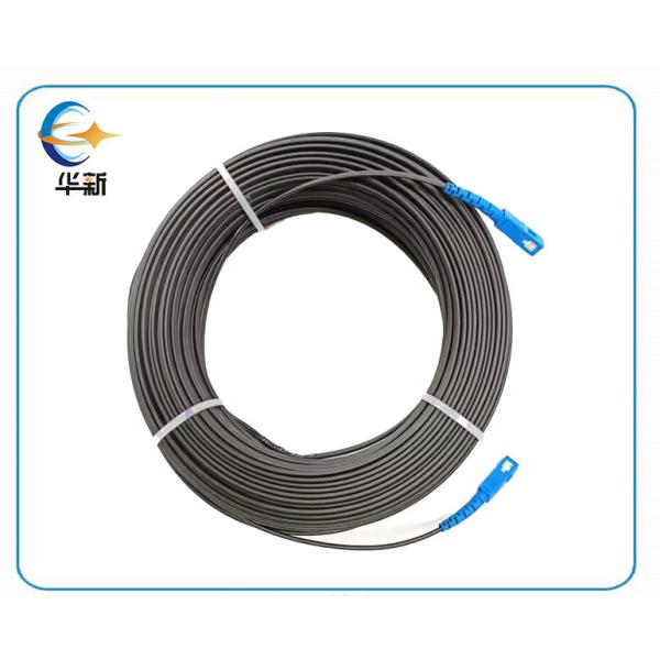 50/125μM Fiber Diameter Fiber Optic Patch Cable With Green And Blue Connector