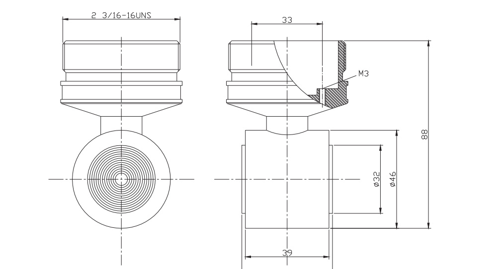 Monocrystalline Silicon 3051 Differential Capacitive Pressure Sensor