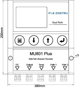 China Multi Channel Clamp On Ultrasonic Flowmeter MU801 Plus factory