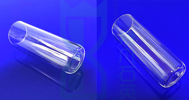 High Purity Quartz Test Tube Flame Polished Standard Ground Joint 9mm/14mm