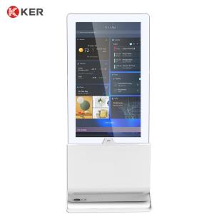 China 43 Inch Double Side Floor Standing Hanging Digital Signage Player factory