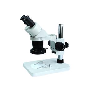 China LED Ring Zoom Stereo Microscope 10X 40X Scanning Electron Microscope factory