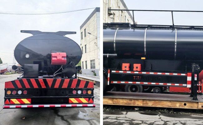 TITAN 38CBM Liquid Asphalt Tanker Trailers for Sale  Asphalt Tank Trailer