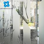 Two Side Coated Acid Etched Glass 4mm 5mm 6mm 8mm Anti-slip for Office /
