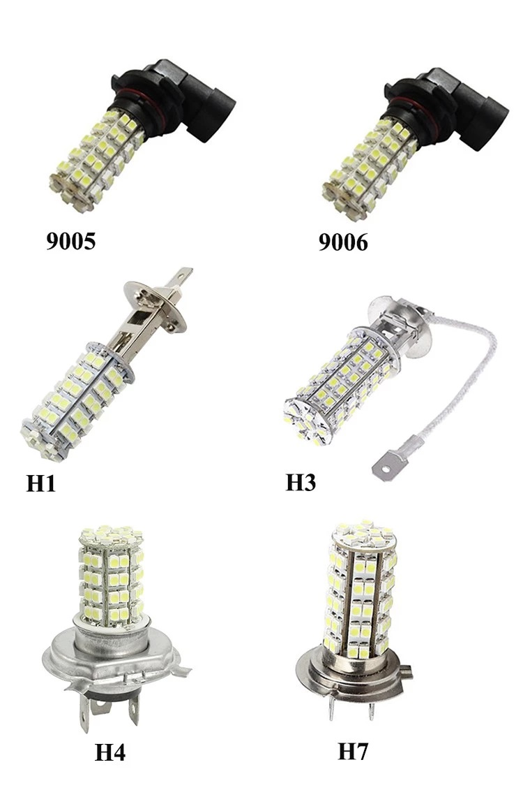 8000K 620LM H11 H13 102SMD Car Fog Light Bulbs