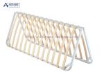 60'' Folding Bedroom Queen Bed Frame Wood Slats