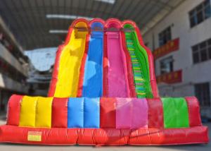China Heavy Duty Blow Up Dry and Wet Slides For Children / Adults Eco Friendly factory