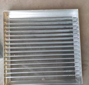 China Tailor Made Silver Pressure Welding Galvanized Steel Grating For Plant Platform factory