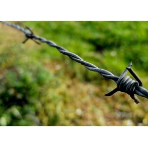 Electro-Galvanized Security Barbed Wire For Isolating And Protecting