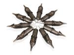 Black Fine Tattoo Needle Cartridges Permanent Fogging Eyebrow