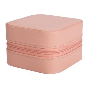 China pink Portable Jewelry box , Multifunction Travel Ring case factory