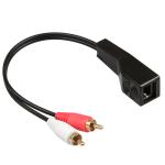 RCA Audio Signal 3.5 MM Stereo Cable Red White Color Fit Cat5 Cat6 Cat7 Cat8