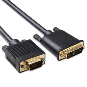 China HD lcds CABLE DVI-I(24+5Pin) to VGA lvds video cable Assembly factory
