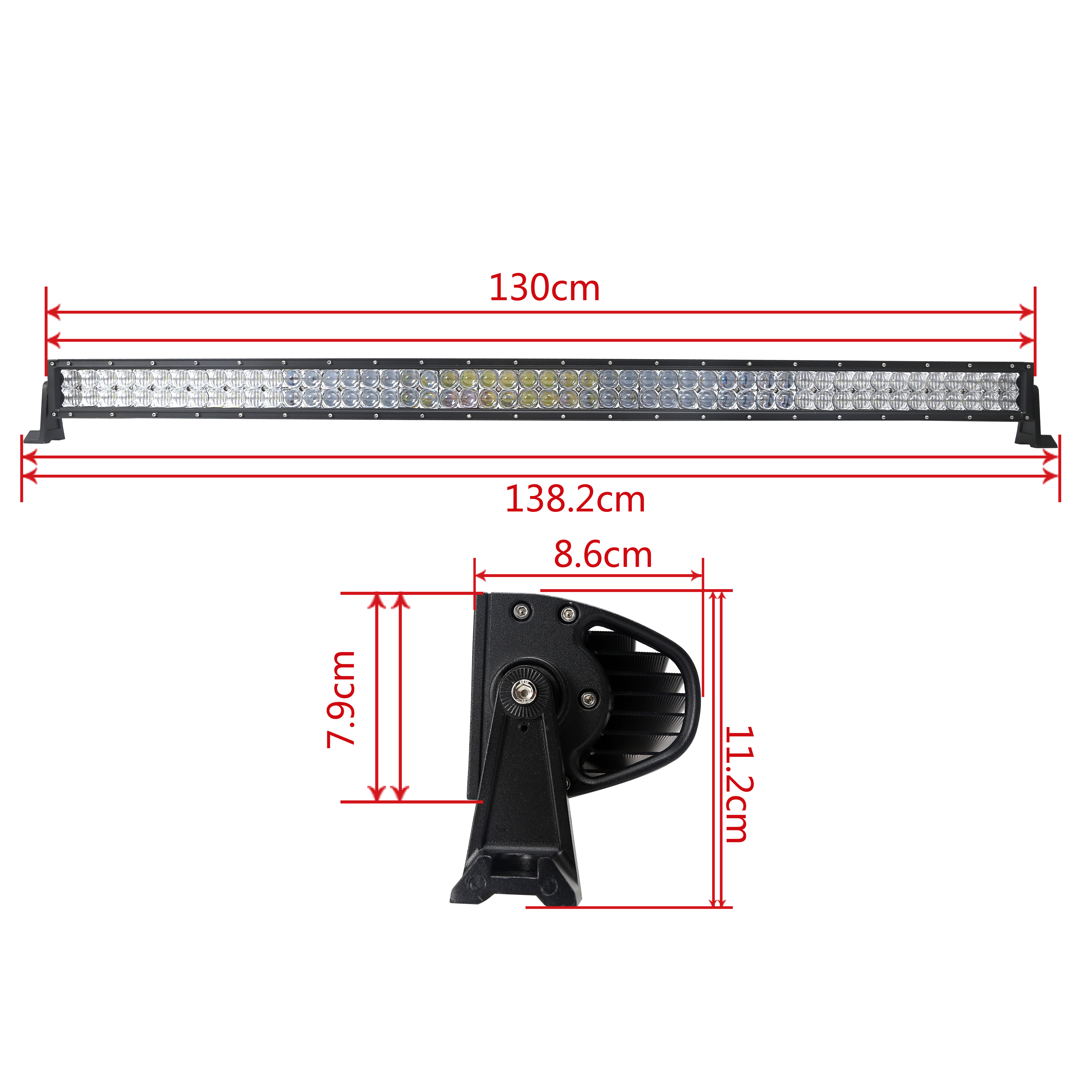 B5D 5D 300W 3W/PC 5D CREE LED LIGHT BAR SPOT BEAM.FLOOD BEAM
