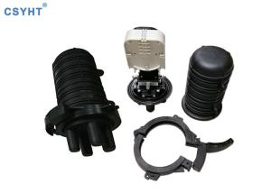 China Manga De Empalme Fibra Optica Fiber Optic Splice Closure Joint enclosure 48 Cores 1oval+3roun ports factory