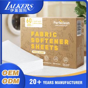 China Long Lasting Fabric Dryer Sheets Custom Strongest Smelling Dryer Sheets factory