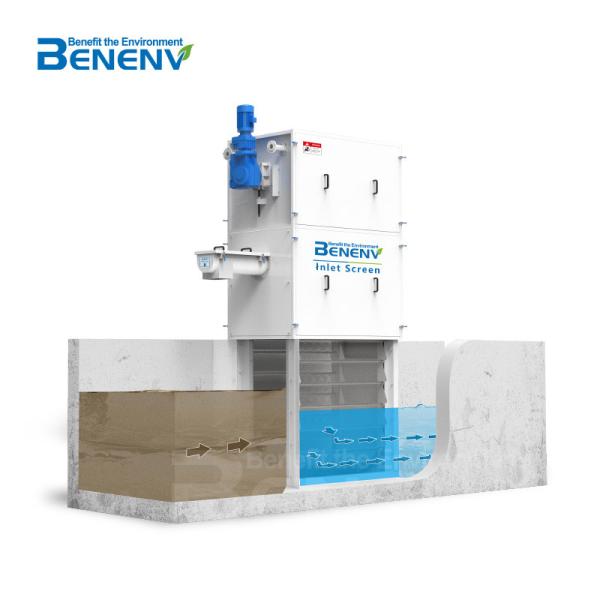 Inlet Screen Large Flow Rate Mechanical Bar Screen High Capture Rate Mechanical