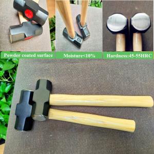 China American Type Sledge Hammer with Black Powder coated surface and Wooden Handle XL0121 factory