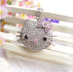 China Cartoon Crystal Custom Usb Drives HELLO KITTY The Avengers Personalised Usb Gift factory
