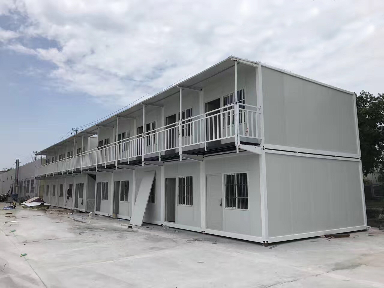 Prefabricated Flat Pack Container Steel Structure Modular Container Q235 Q355