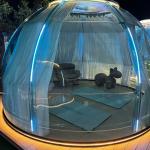 Contemporary Design 2024 Bubble House Outdoor Transparent Room Network Red