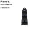 Electric Toyota Power Window Switch Camry Highlander Prius 84040-33100
