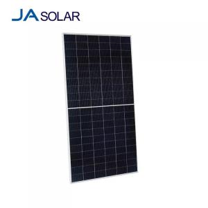 China JA Solar Panel 60 Cell MBB Bifacial PERC Half Cell Double Glass Module 480W 500W factory