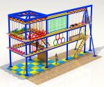 Multilevel Adventure Rope Course Outdoor With Balance Bridge