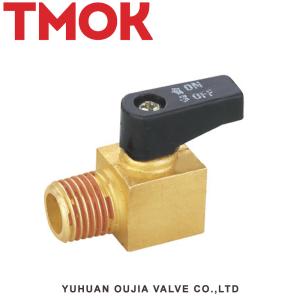 China male loose joint nickle plated Top sale for water heating full welded 1 inch level brass mini ball vavle factory