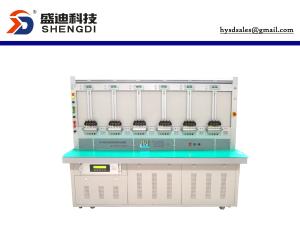China 1 and 3 phase KWh meter test bench 6 position Accuracy class 0.05%, 57.7-460 Voltage 0-100 A current 45-65 Hz factory