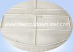 PP Mesh Pad Demister , Polypropylene demister in FGD devices 100 kg/m3