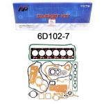 6D95 6D114 6D105 Excavator Engine Parts Komatsu Overhaul Full Gasket Set